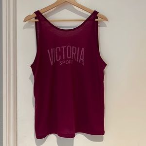 Victoria’s Secret/Victoria Sport Women’s Large Tank Top Color burgundy/wine